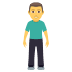 🧍♂️ Mann stehend Emoji auf Windows-Plattform 🧍♂️ Mann stehend Emoji auf Windows-Plattform