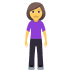 🧍♀️ Donna In Piedi Emoji sulla Piattaforma Windows 🧍♀️ Donna In Piedi Emoji sulla Piattaforma Windows