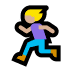 🏃🏼♀️ امرأة بلون بشرة فاتحة-متوسطة تجري 🏃🏼♀️ امرأة بلون بشرة فاتحة-متوسطة تجري Emoji