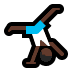 🤸🏿♂️ رجل بلون بشرة داكنة يتشقلب 🤸🏿♂️ رجل بلون بشرة داكنة يتشقلب Emoji