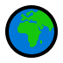 🌍 الكرة الأرضية يظهر عليها أوروبا -إفريقيا الإيموجي على منصة ويندوز 🌍 الكرة الأرضية يظهر عليها أوروبا -إفريقيا الإيموجي على منصة ويندوز