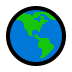 🌎 环球美洲显示 微软平台的表情符号 🌎 环球美洲显示 微软平台的表情符号