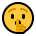 🤫 Shushing Face Emoji | 🏆 Emojiguide